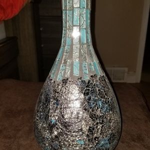 Decorative blue vase